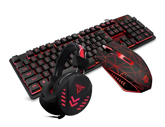 🎮🔥 **¡Domina el Juego! Combo Gamer: Teclado + Mouse + Auriculares 🚀🎧**